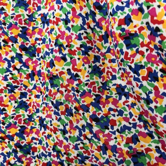 Requirements Vintage 90s Multi Color Abstract Confetti Skirt With Pockets Sz M - Picture 10 of 10